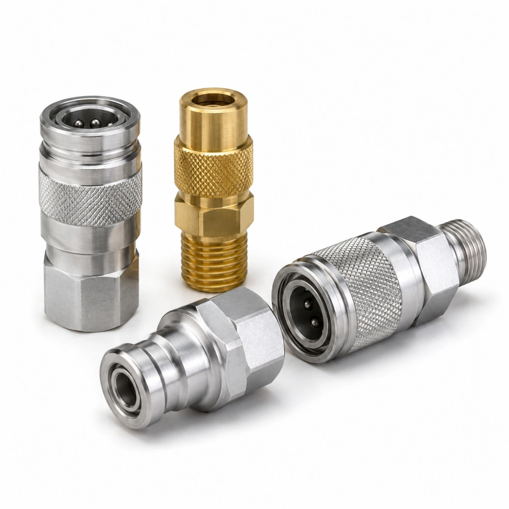 Industrial Quick Coupler and Plug Set